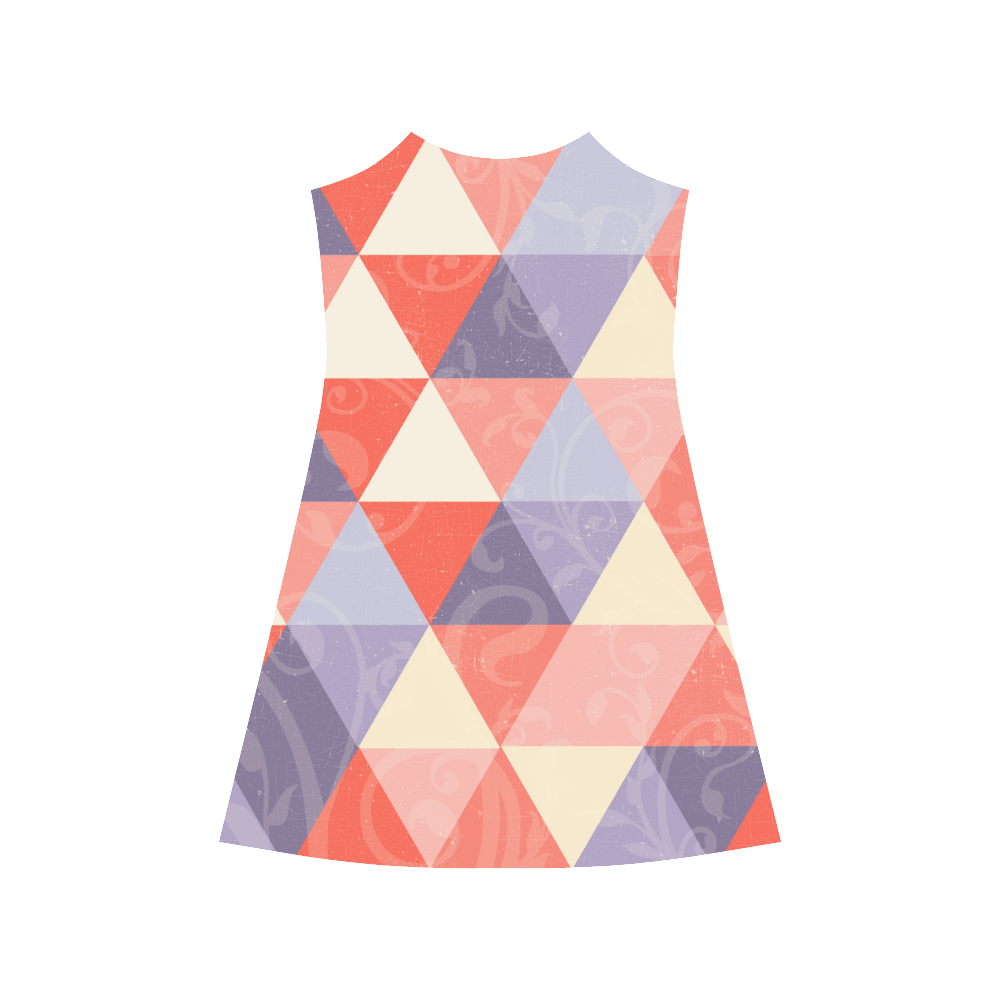 Harlequin Multicolor Pattern by ArtformDesigns Alcestis Slip Dress (Model D05)