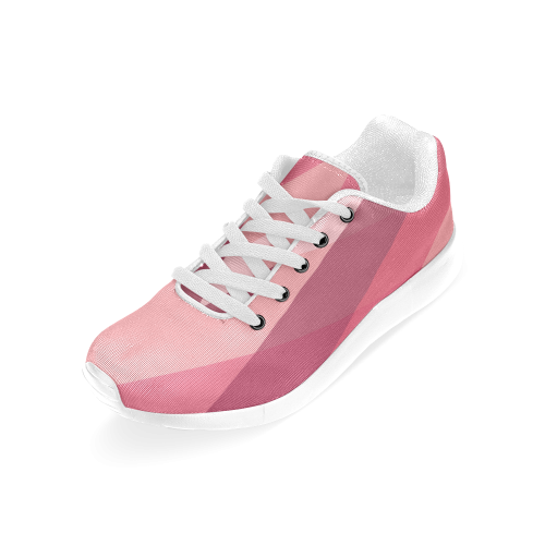 Pink Harlequin Pattern by ArtformDesigns Women’s Running Shoes (Model 020)