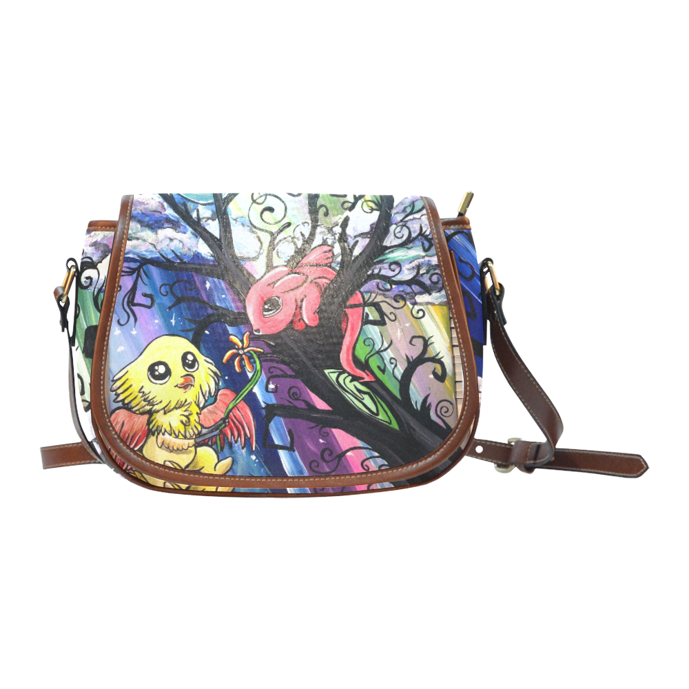 Cute Ceatures Saddle Bag/Small (Model 1649) Full Customization