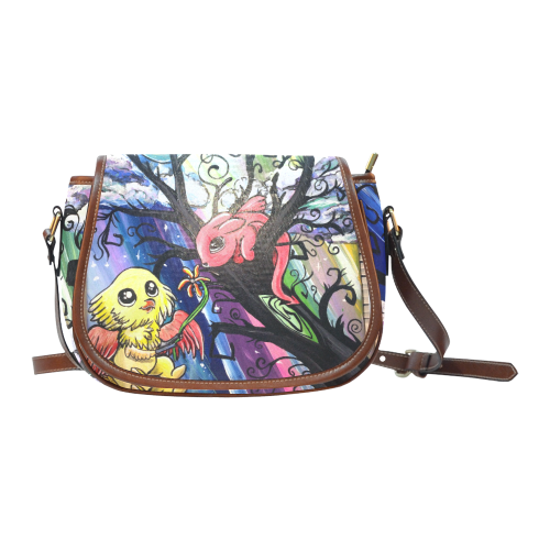 Cute Ceatures Saddle Bag/Small (Model 1649) Full Customization