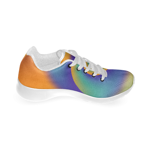 POWER SPIRAL SOFT - Violet, Ocean Green, Orange Women’s Running Shoes (Model 020)