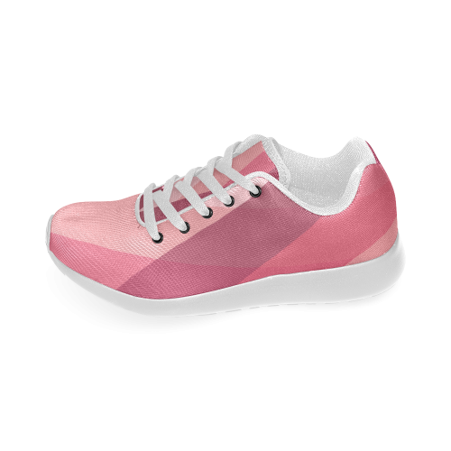 Pink Harlequin Pattern by ArtformDesigns Women’s Running Shoes (Model 020)