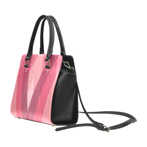Pink Harlequin Pattern by ArtformDesigns Classic Shoulder Handbag (Model 1653)