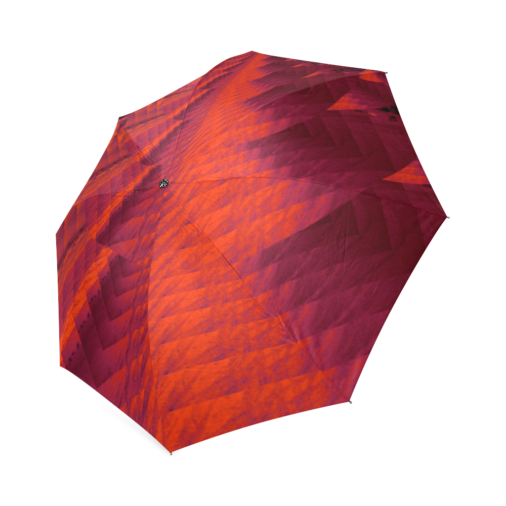 Coral Collusion Foldable Umbrella (Model U01)