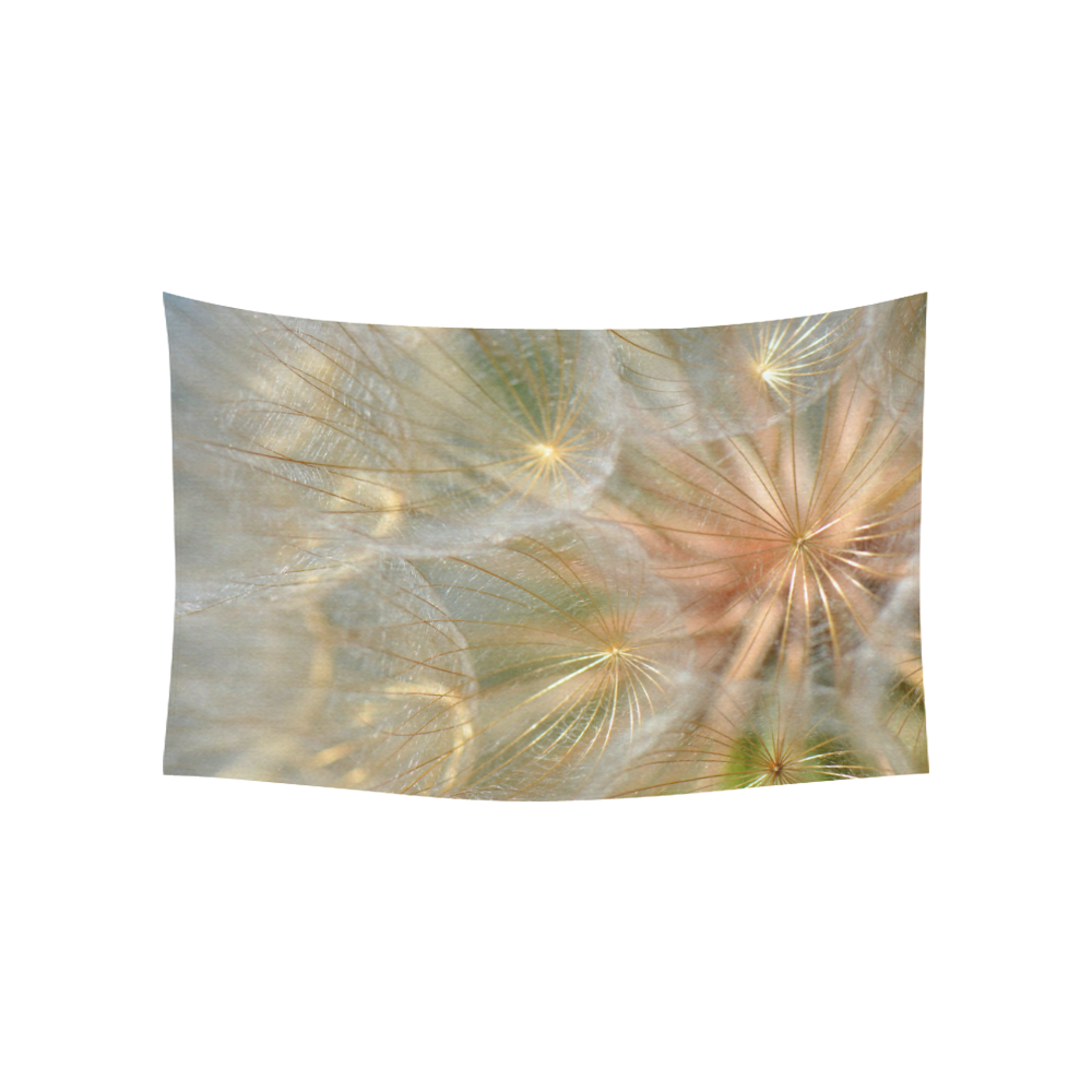 Glowing with the Sun Cotton Linen Wall Tapestry 60"x 40"