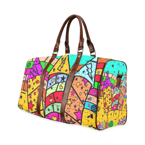 Fireworks by Popart Lover Waterproof Travel Bag/Small (Model 1639)
