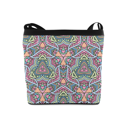 Zandine 0406 soft carnival colors pattern Crossbody Bags (Model 1613)