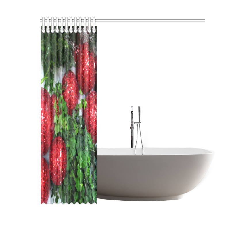 Christmas Glitter by Martina Webster Shower Curtain 60"x72"