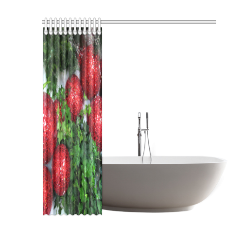 Christmas Glitter by Martina Webster Shower Curtain 60"x72"