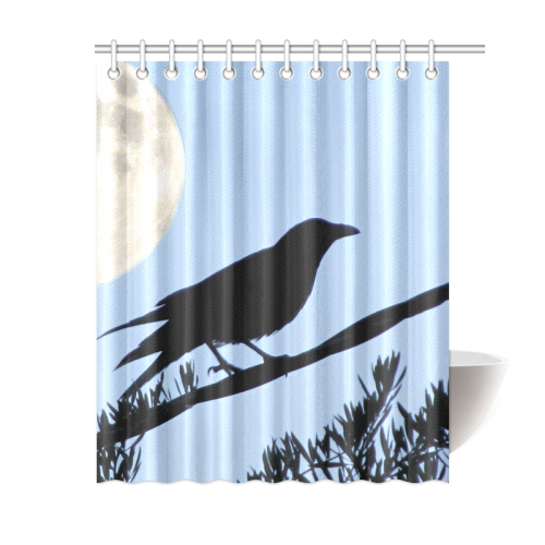 The Raven by Martina Webster Shower Curtain 60"x72"