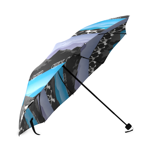 Chinese Crested Rockin The Rockies Foldable Umbrella (Model U01)