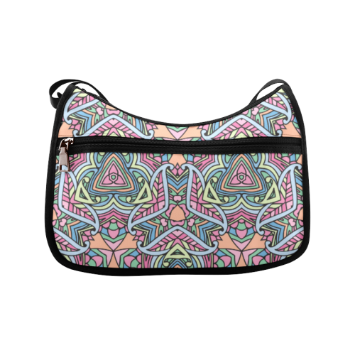 Zandine 0406 soft carnival colors pattern Crossbody Bags (Model 1616)