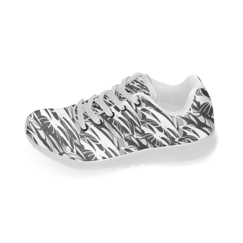 Alien Troops - Black & White Women’s Running Shoes (Model 020)