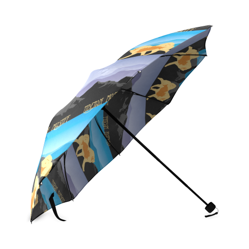 Tibetan Mastiff Rockin The Rockies Foldable Umbrella (Model U01)