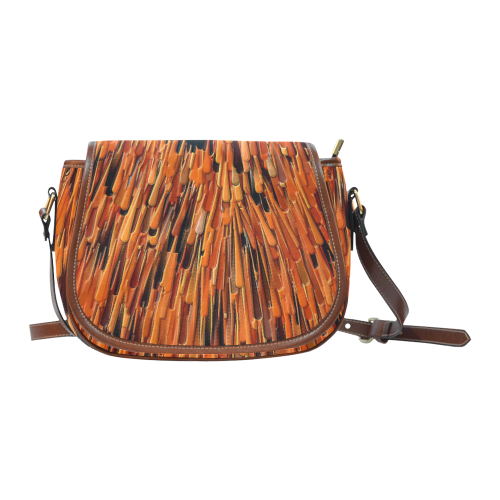 Magic Fall Colors by Artdream Saddle Bag/Small (Model 1649) Full Customization
