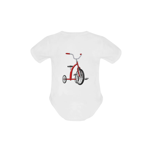 Tricycle Kids Bike Baby Powder Organic Short Sleeve One Piece (Model T28)