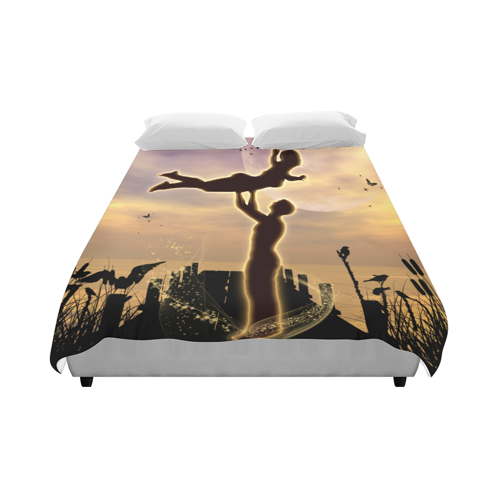 Dance with me in the night Duvet Cover 86"x70" ( All-over-print)
