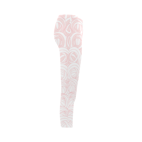Mackintosh Rose Pattern by ArtformDesigns Capri Legging (Model L02)