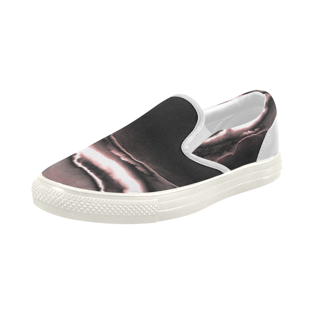 Blazing Portal - Jera Nour Women's Slip-on Canvas Shoes (Model 019)