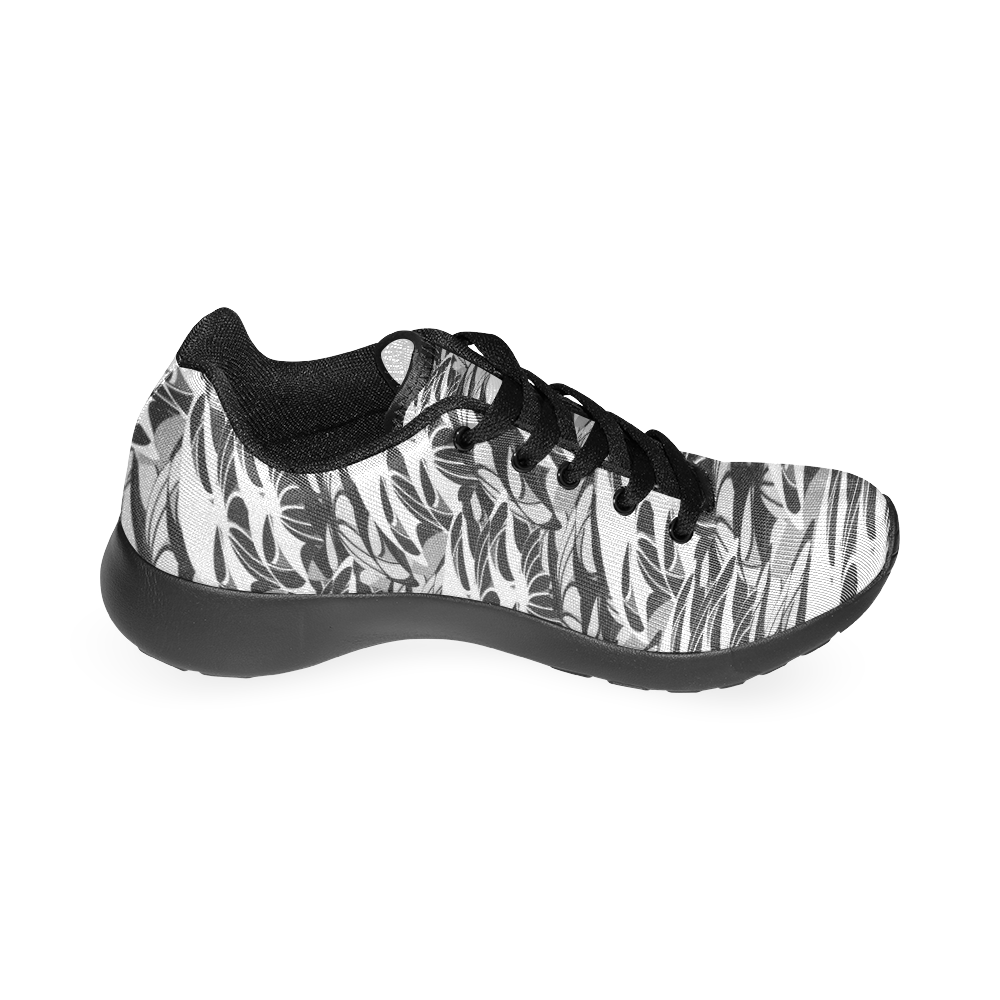 Alien Troops - Black & White Men’s Running Shoes (Model 020)