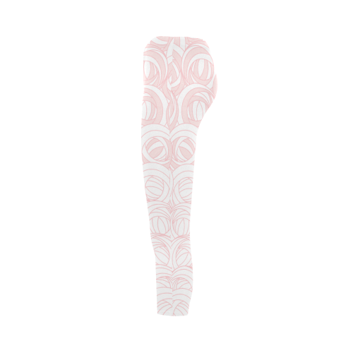 Mackintosh Rose Pattern by ArtformDesigns Capri Legging (Model L02)
