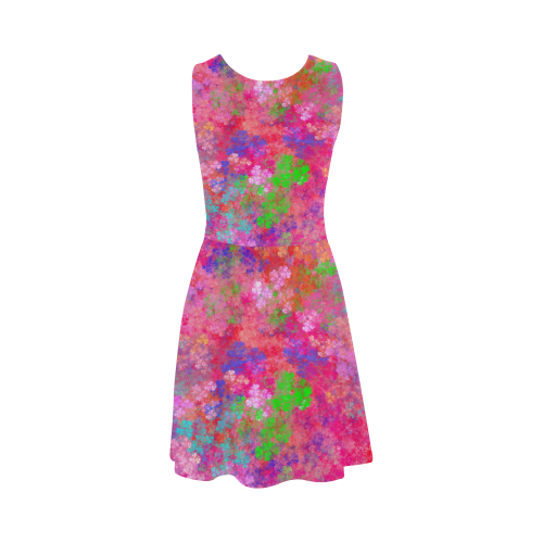 The Pink Party Colorful Splash Atalanta Sundress (Model D04)