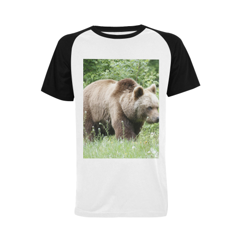 Baer Men's Raglan T-shirt Big Size (USA Size) (Model T11)