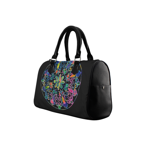 Mandala Boston Handbag (Model 1621)