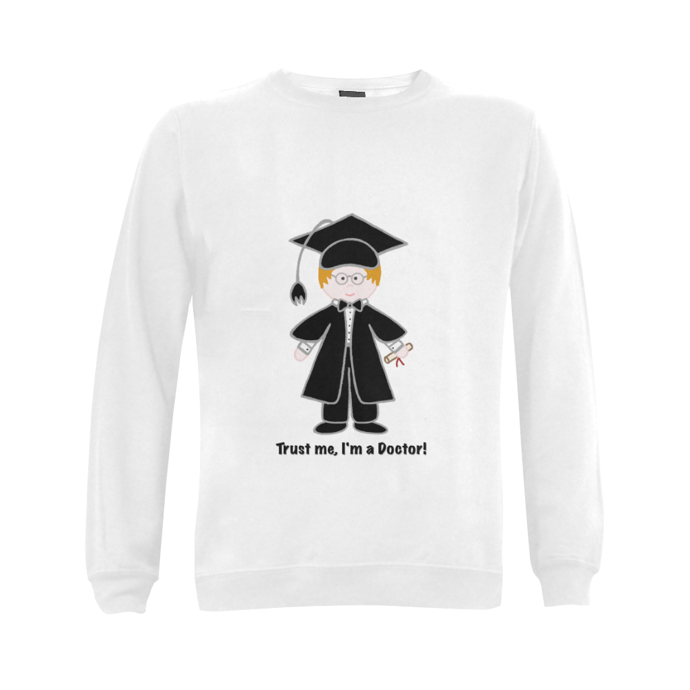 Trust Me, I'm a Doctor! Gildan Crewneck Sweatshirt(NEW) (Model H01)