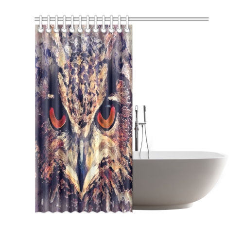 owl Shower Curtain 72"x72"