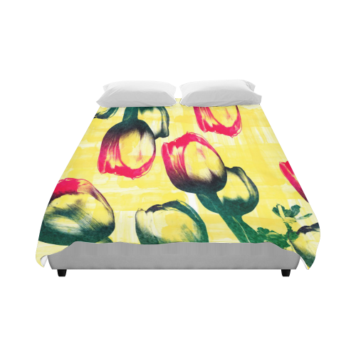 Tulips Duvet Cover 86"x70" ( All-over-print)