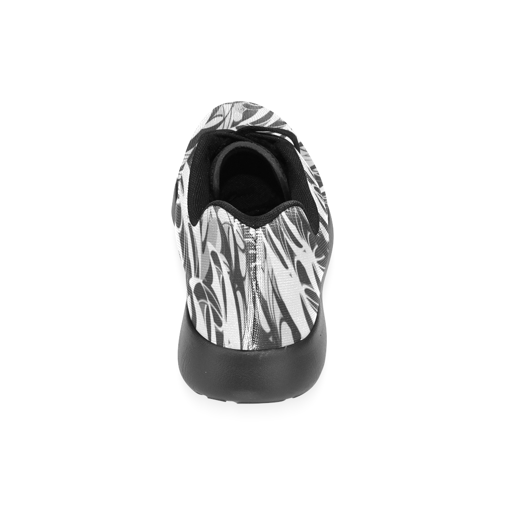 Alien Troops - Black & White Men’s Running Shoes (Model 020)