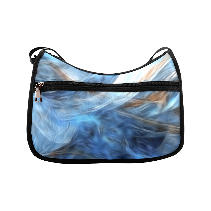 Blue Colorful Abstract Design Crossbody Bags (Model 1616)