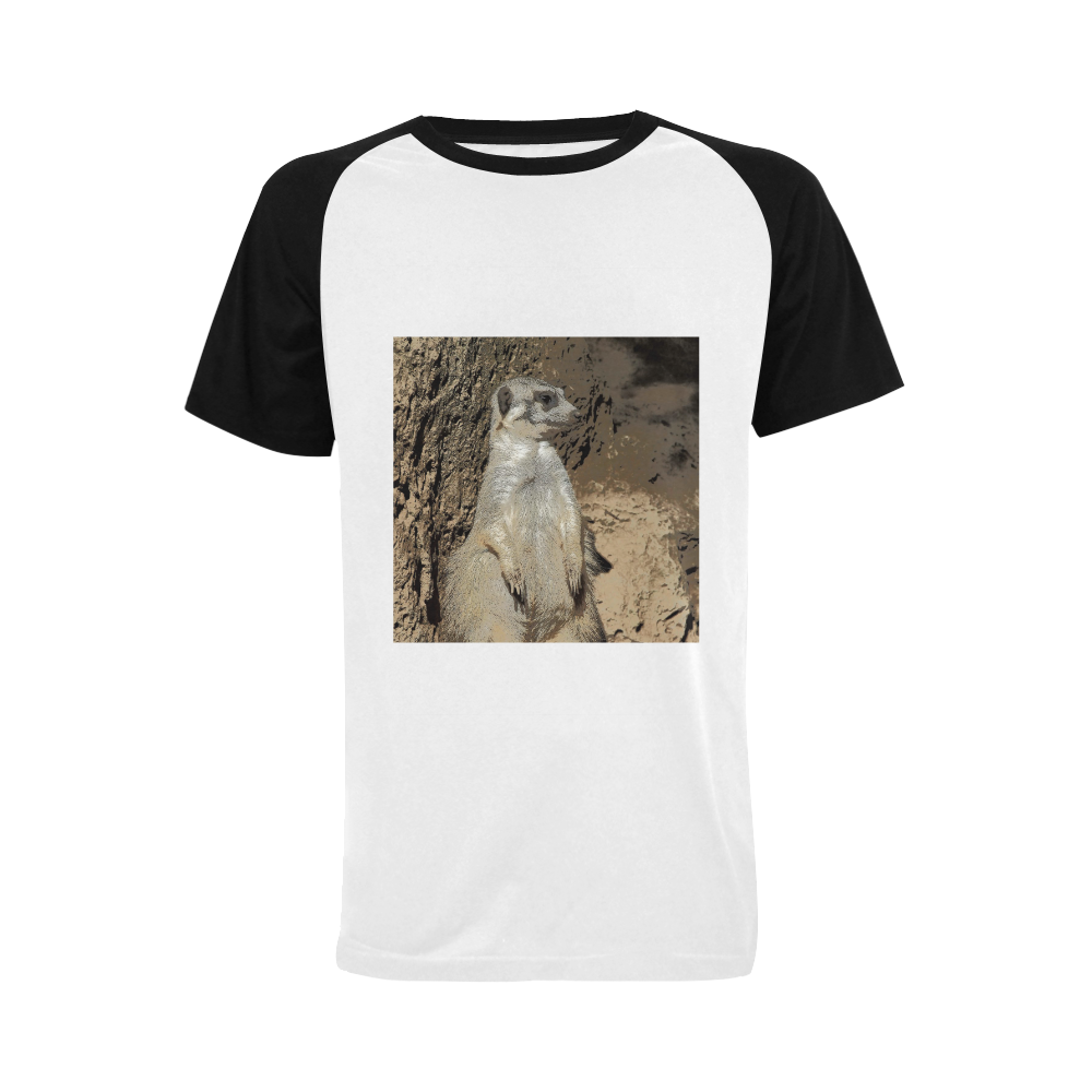 animal art studio 25516 Men's Raglan T-shirt Big Size (USA Size) (Model T11)
