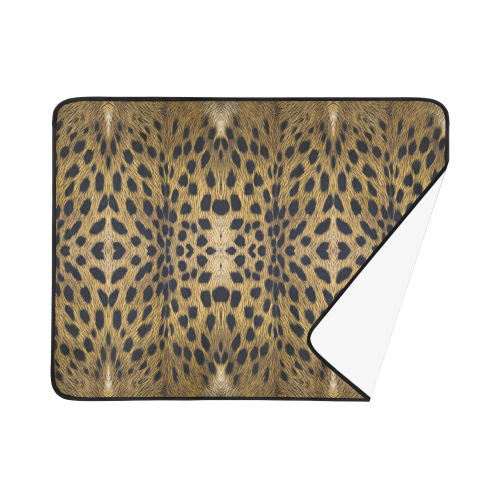 Leopard Texture Pattern Beach Mat 78"x 60"