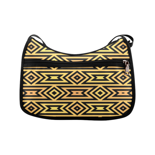Aztec Pattern (Yellow/Orange) Crossbody Bags (Model 1616)