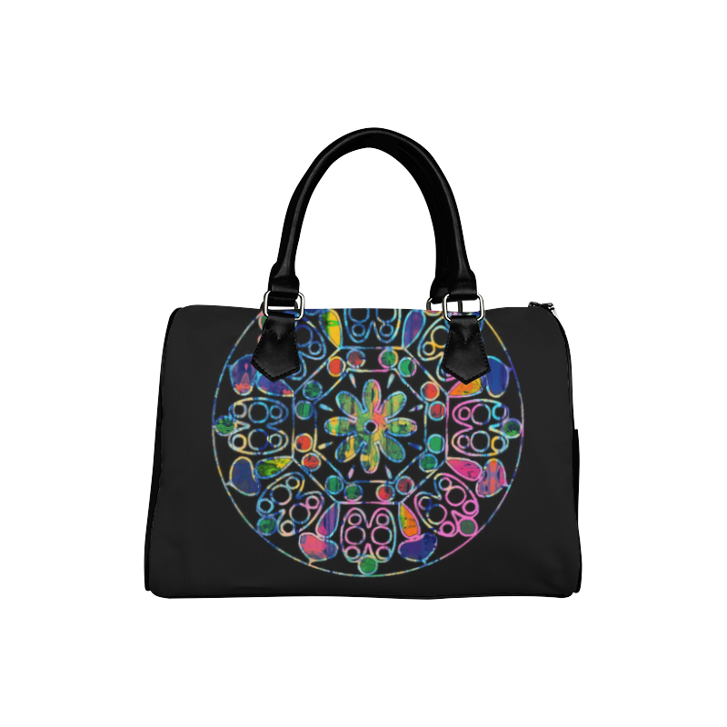 Mandala Boston Handbag (Model 1621)