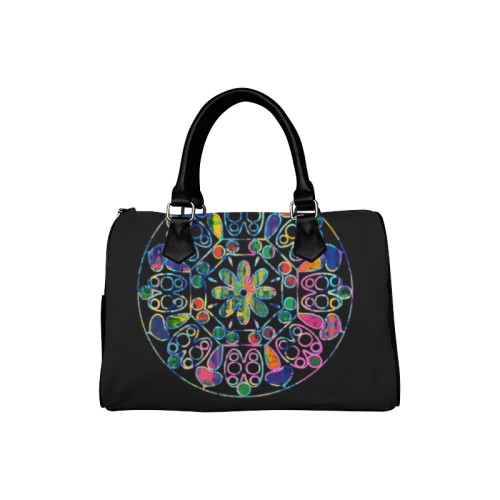 Mandala Boston Handbag (Model 1621)