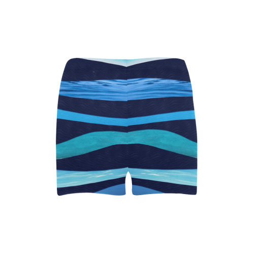 ocean blue Briseis Skinny Shorts (Model L04)
