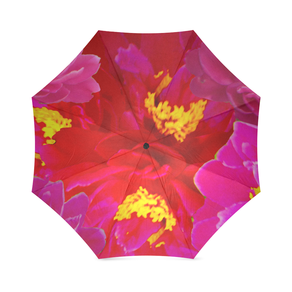 Sweet Vigorosa Flowers Foldable Umbrella (Model U01)