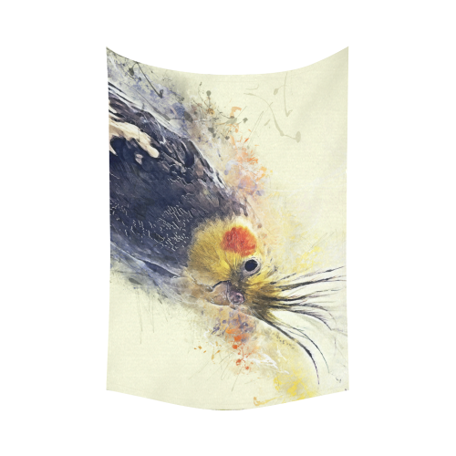 parrot Cotton Linen Wall Tapestry 90"x 60"