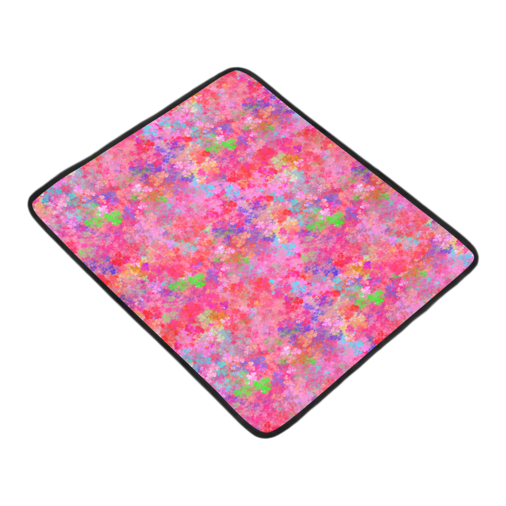 The Pink Party Colorful Splash Beach Mat 78"x 60"