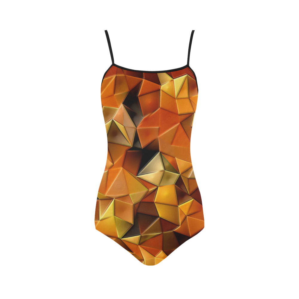 Autumn Time Colors by Nico Bielow Strap Swimsuit ( Model S05)