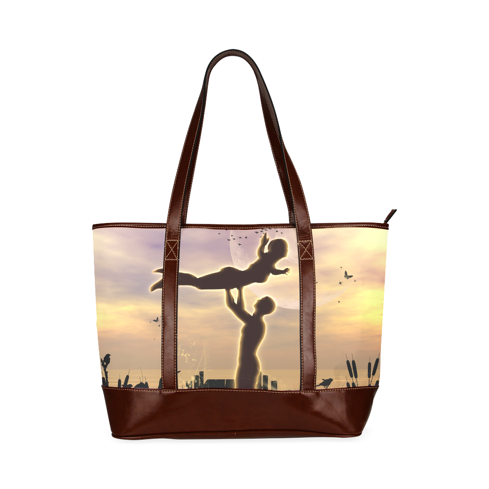 Dance with me in the night Tote Handbag (Model 1642)