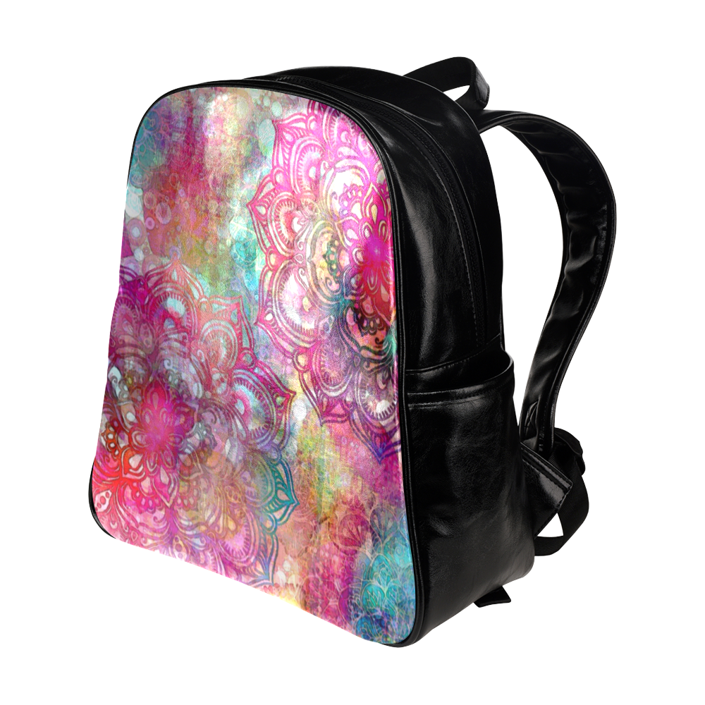 Mandala Visions Multi-Pockets Backpack (Model 1636)