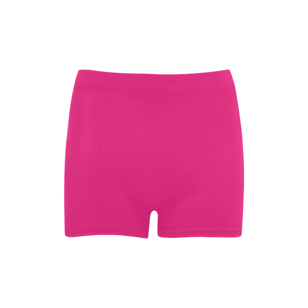 Solid Magenta Briseis Skinny Shorts (Model L04) | ID: D510929