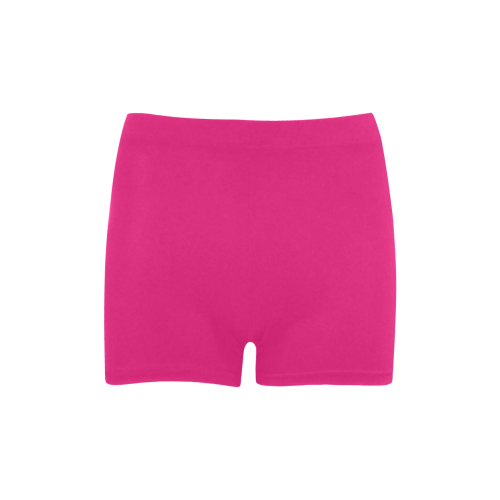 Solid Magenta Briseis Skinny Shorts (Model L04) | ID: D510929