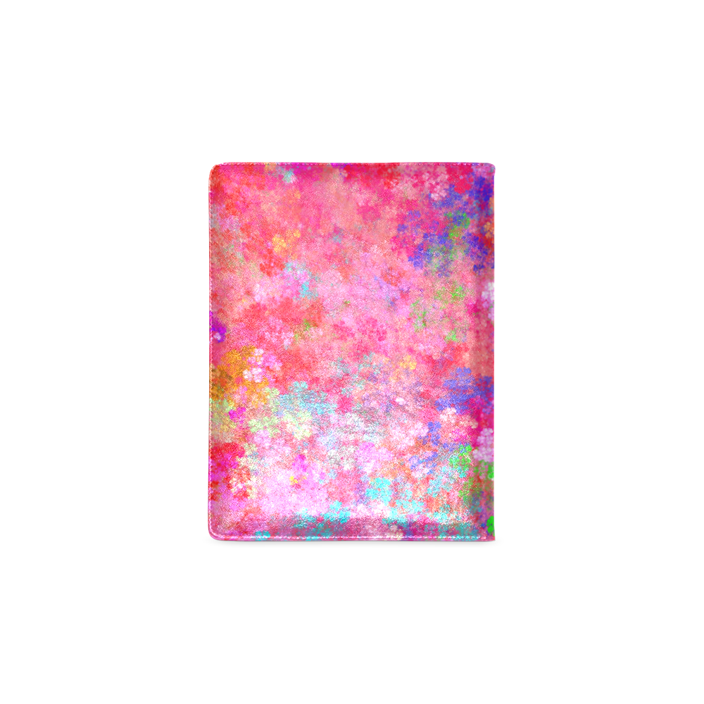 The Pink Party Colorful Splash Custom NoteBook B5