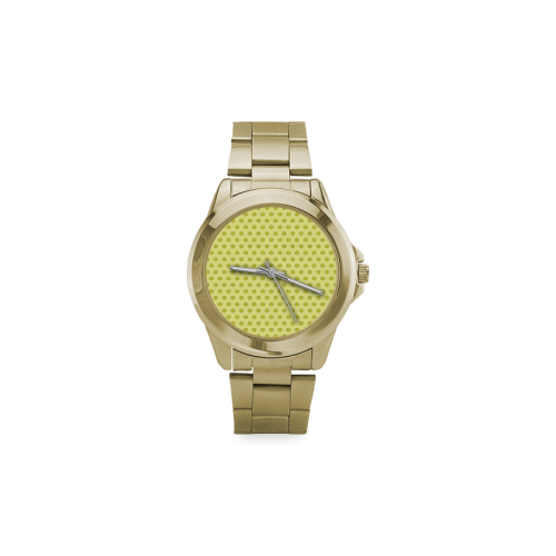 many stars soft yellow Custom Gilt Watch(Model 101)