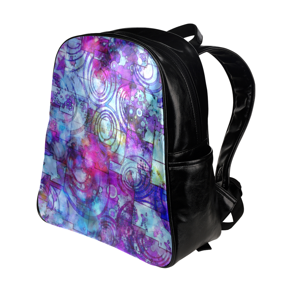 Grunge Machine Multi-Pockets Backpack (Model 1636)